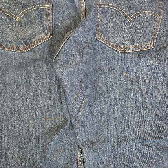 Levis Mens 505 Jeans Regular Fit Straight Leg Denim Jeans W38 L29 CM2100 - Picture 8 of 10